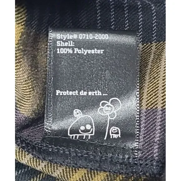 Flylow Handlebar Tech Flannel Men's Small Plaid Snap Button Shirt - Picture 8 of 8